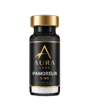 Ipamorelin 5 MG research peptide vial - Aura Labs