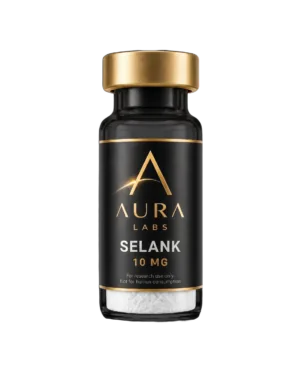 Selank 10 MG research peptide vial - Aura Labs